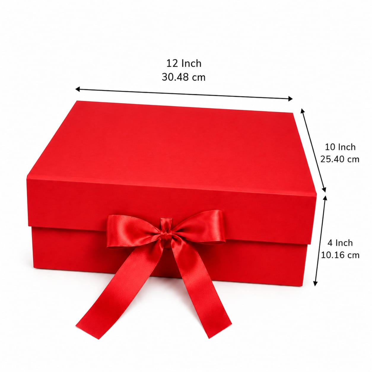 Plain Ribbon Box (12 × 10 × 4)