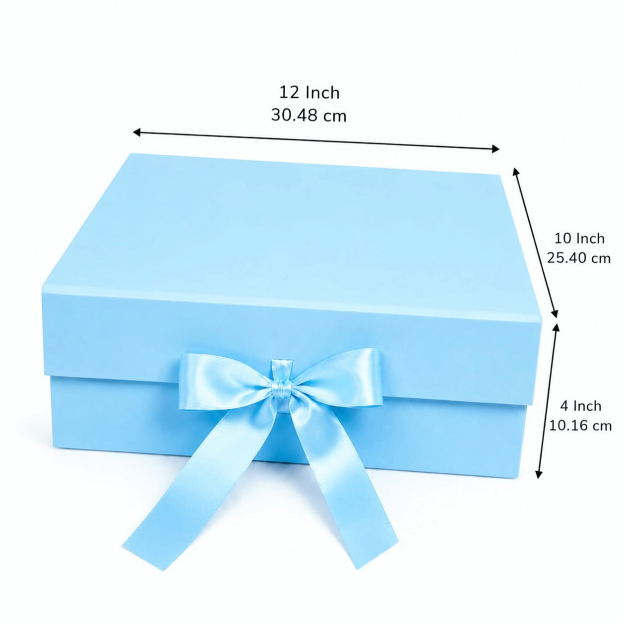 Plain Ribbon Box (12 × 10 × 4)