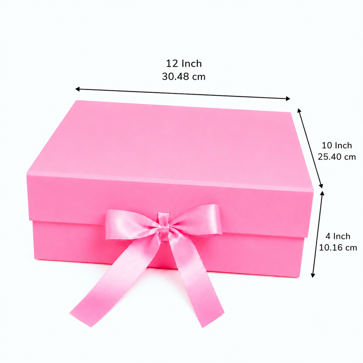 Plain Ribbon Box (12 × 10 × 4)
